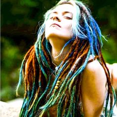 Message Me And I Will Hook You Up With Human Or Blended Locs! Coloured Dreads, Colorful Dreadlocks, Colorful Dreads, Hairstyles Dreadlocks, Wig Closet, Green Dreads, Weird Haircuts, Colored Dreads, Red Dreads