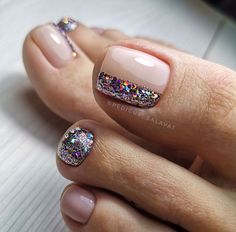 Feet Nail Design, Unghie Sfumate