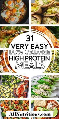 very easy low calorie high protein meals that are delicious and nutritious