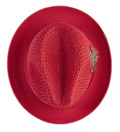 Montique Red Solid Color Pinch Braided Fedora With Matching Satin Ribbon Hat H-34 • Braided Hat • Matching Satin Ribbon • Pinch Crown • Feather Accent • No Lining Fedora • Montique Pin • Airy Crown (perfect for a hot summer day) • Size XL is an additional $3 Shop the H34 collection. Adjustable Red Fedora Mini Hat, Red Adjustable Mini Fedora Hat, Red Hat With Short Brim, Red Brimmed Mini Hat, Red Fedora With Short Brim, One Size, Red Solid Color, Happy Hat, Hat Size Chart, Fedora Hat