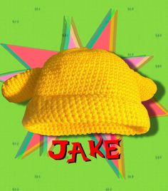 a handmade hat for big brothers  - Made with 100% Acrylic Yarn - One size  - Large Size friendly Big Brothers, Handmade Hat, Big Brother, Adventure Time, Acrylic Yarn, Large Size, Accessories Hats, Winter Hats, Yarn