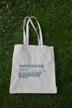 Beautiful embroidered cotton bag. Perfect for Army's <3. The famous quote from our leader Kim Namjoon embroidered on a simple large bag. The bag measures 38 x 42 x 10 cm and therefore has plenty of space for everything important! The embroidery is sealed on the back with a fleece. The bag is made to order, which is why shipping can take 2 weeks. (If there's any reason to rush, let me know and I'll see what I can do!) Cotton Pouch, Large Bag, Famous Quotes, Cotton Bag, Kim Namjoon, I Shop, Reusable Tote Bags, Let Me, Accessory Gift