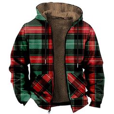 Season:Winter,Fall; Fabric:Polyester; Sleeve Length:Long Sleeve; Look After Me:Machine wash; Gender:Men's; Style:Casual,Daily; Elasticity:Stretchy; Tops Type:Hoodies,Fleece,Sweatshirt,Hoodie; Occasion:Vacation,Streetwear; Age Group:Adults; Fit Type:Tailored Fit; Pattern:Plaid; Design:Drawstring; Neckline:Hooded; Sports Clothing Sub Category:Hoodie,Fleece Hoodie; Listing Date:10/10/2024; Print Type:3D Print Plaid Hoodie For Winter Outdoor Activities, Plaid Long Sleeve Hoodie For Outdoor, Winter Sweatshirt With Drawstring Hood, Hooded Winter Sweater For Outdoor, Warm Hooded Sweatshirt For Winter, Red Winter Sweatshirt, Warm Hooded Winter Sweatshirt, Plaid Fleece Jacket For Winter, Plaid Long Sleeve Fleece Jacket For Winter