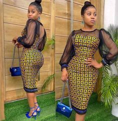 African Wear For Women, Simple Dress Styles, Short African Dresses, Best African Dresses, Africa Dress