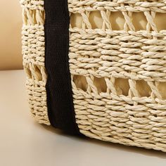 【Material】This woven bag is hand-woven from PU leather cut into leather strips of a specific width,fine and firm workmanship,soft leather gives a comfortable feel! 【Structure】Open it, there is a main pocket,It can store mobile phones, chargers, glasses, and eyeshadow palettes; the side zipper pocket can store small items, such as lipstick, keys and card.It can meet the necessities of daily travel! 【Occasion】The handmade bag can be carried on one shoulder or by hand, casual and fashionable, suita Straw Beach Bag, Leather Cuts, Eyeshadow Palettes, Woven Bag, Handmade Bags, Beach Bag, Mobile Phones, Soft Leather, Straw Bag