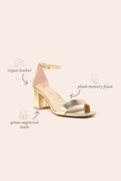 Bestselling bridesmaid shoes with 2.5 inch chunky block heels (great for outdoor weddings), padded with memory foam for extra comfort. Available in Gold. Insanely comfortable bridesmaid shoes with a 2.5-inch chunky block heel. | Gold Shoes Size 6 | Birdy Grey Natalie Chunky Heel Shoes Gold Block Heel Wedding Shoes For Summer, Spring Wedding Shoes With Padded Block Heel, Gold Low Heel Block Heels With Sculpted Heel, Gold Block Heels With Sculpted Low Heel, Gold Low Block Heels With Sculpted Heel, Gold Wedding Shoes With 4-inch Block Heel, Summer Wedding Shoes With Low Stacked Heel, Spring Wedding Shoes With 4-inch Block Heel, Block Heel Bridesmaid Heels