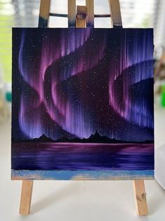 Canvas Painting Ideas, Canvas Painting Tutorials, Simple Canvas Paintings, Cute Canvas Paintings, Easy Canvas Art, Canvas Painting Designs, Galaxy Painting, Small Canvas Art, Nature Art Painting