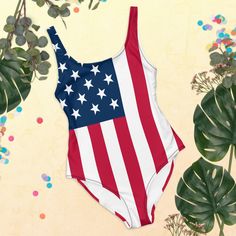 One-piece Swimsuit With American Flag Design Flattering and Durable - Etsy White Swimwear For 4th Of July Vacation, 4th Of July White Swimwear, Summer Flag Print Swimwear For Poolside, Summer Swimwear With Flag Print For Pool, Flag Print Swimwear For Pool And Beach Season, White Swimwear For 4th Of July, White Swimwear For 4th Of July Beach Outing, White Swimwear For 4th Of July Beach, White Swimwear For 4th Of July Beach Occasion