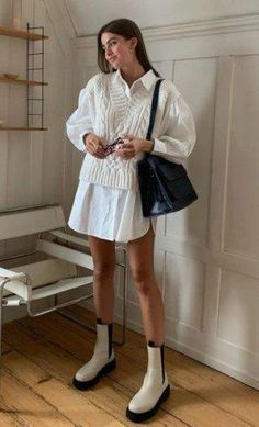 Vest Knit, Vest Pattern, Preppy Outfit, Mode Inspo, Autumn Outfit, 가을 패션, Knit Vest, Mode Inspiration, Winter Fashion Outfits