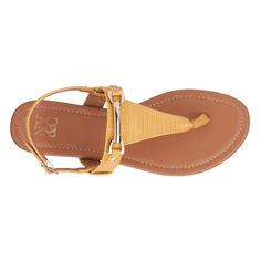 Enjoy a laid-back style with the Angelica sandal, featuring a traditional t-strap design with an ankle strap for minimalistic elegance. Perfect for sunny days, its comfortable fit and versatile styling make it ideal for leisurely outings. Whether paired with shorts, skirts or casual dresses, the Angelica sandal ensures you stay cool and stylish wherever your day takes you. Gold Adjustable Slingback Sandals For Summer, Yellow Heel Strap Sandals For Summer, Adjustable Yellow Sandals With Removable Insole, Summer T-strap Toe Post Sandals With Adjustable Strap, Yellow Toe Post Sandals For Vacation, Adjustable T-strap Sandals With Heel Strap For Summer, Casual Yellow Sandals With Single Toe Strap, Summer T-strap Slingback Sandals, Adjustable Yellow Sandals For Summer