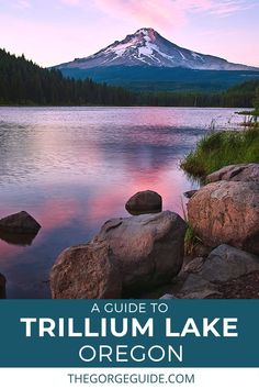 a guide to trillium lake oregon