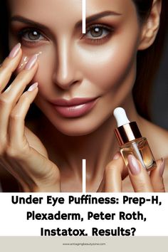 Discover effective solutions for under eye puffiness with these amazing products! Achieve noticeable results with Ageless, Thomas Roth, Preparation-H, or Plexaderm alternatives that provide a DIY treatment for reducing eye bags. See the difference in before and after photos!