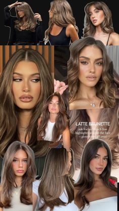 Light Brunette Hair, Rambut Brunette, Cabello Hair, Honey Brown Hair, Brown Hair Looks, Brown Hair Inspo, Long Hair Color, Pretty Hair Color, Hair Stylies