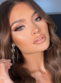 Pageant Makeup, Ball Makeup, Natural Prom Makeup, Wedding Eye Makeup, Glam Wedding Makeup, Prom Eye Makeup, Prom Makeup Looks, Bridesmaid Hair Makeup, Formal Makeup