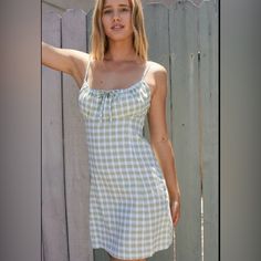 John Galt Brandy Melville Jennifer Plaid Mini Dress Green One Size (Xs-S) _ 1 Sz Xs-S Brand New Originally $30 100% Cotton Thanks For Looking! Plaid Mini Dress, John Galt, Spring Outfit, Brandy Melville, Green Dress, Brandy, Plaid, Mini Dress, Brand New