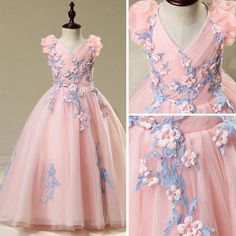 Chic / Beautiful Church Wedding Party Dresses 2017 Flower Girl Dresses Candy Pink Ball Gown Floor-Length / Long Scoop Neck Sleeveless Flower Appliques Pearl Spring Gown With Floral Applique For Dress-up, Pink Sleeveless Pageant Dress For Spring, Sleeveless Gown With Floral Applique For Prom, Pink Sleeveless Dress For Spring Pageant, Sleeveless Floral Applique Dress For Prom, Summer Wedding Pink Ball Gown, Spring Princess Dress With Flower Shape, Sleeveless Bridesmaid Dress With Floral Applique, Sleeveless Prom Gown With Floral Applique