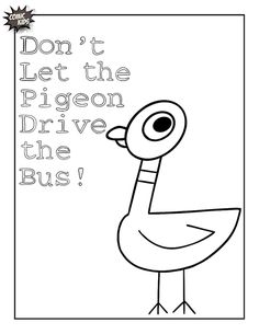 a cartoon duck with the words don't let the pigeon drive the bus