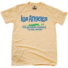 This super soft vintage Los Angeles Tee speaks the truth. The city of Angels is truly a country onto itself. Represent your nation! Los Angeles Graphic Tee, Vintage Tshirts 70s, Merch Inspiration, Vintage Tshirt Design, Music Marketing, Los Angeles Hollywood, Shirt Inspiration, Merch Design, Text Shirt