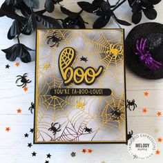 Foil It - Spiderweb Halloween Shakes, Halloween Stencils, Spooky Spiders, Diary Decoration, Cat Pumpkin, Little Monsters