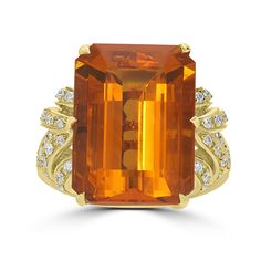 ADG915893-J25065 Colored Gemstones, Beautiful Wedding Rings, Fire Opal Ring, Perfect Harmony, Ring Style, Diamond Set, Yellow Gold Ring, Happy Colors, Style Statement