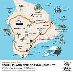 the big island epic coastal journey map