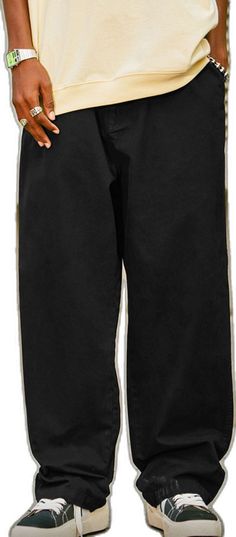 Black Cargo Pants, Black Cargo, Cargo Pants, Straight Leg, Pants, Black, Trousers