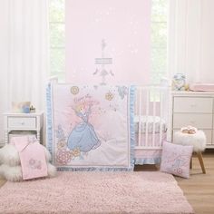 Bed Bath & Beyond | The Best Deals Online: Furniture, Bedding, Rugs, Kitchen Essentials & More Disney Princess Nursery Theme, Princess Nursery Theme, Princess Crib Bedding, Cinderella Nursery, Disney Baby Nurseries, Princess Crib, Disney Princess Nursery, Girl Crib Bedding Sets, Pink Crib