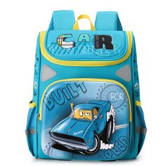 Material Composition : polyester Gender : unisex Type : backpack Closure Type : zipper Pattern Type : CARTOON Main Material : nylon Item Type : school bags Contains:1pc Size:32x13x25cm WHAT ABOUT REFUND?   Fast refund,100% Money Back Guarantee. If your product is defective or doesnt work properly, let us know and well send you a replacement one. We believe in our products so much that we offer a 30-day No-Hassle refund policy. If youre unhappy about your purchase, send us the product back and we Blue Nylon Backpack For Study, Cartoon Style Large Capacity Bag For Travel, School Bags In Nylon With Letter Print, Blue Cartoon Bags For Back To School, Cartoon Style Large Capacity School Bag, Student Bags With Cartoon Print For Back To School, Cartoon Print Travel Bag For Back To School, School Bags With Cartoon Print For Back To School, Back To School Bags With Cartoon Print For Students