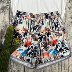 Description Product ID: PantsMaterial: PolyesterPattern: PrintSeason: SummerStyle: Casual. FashionOccasion: Daily. Outdoor ActivitiesPackage included: 1 * ShortsSize Chart: Tag Size Length Waist Hip cm | inch cm | inch cm | inch S 31cm |12.2'' 62cm |24.4'' 97cm |38.1'' M 32cm |12.6'' 68cm |26.7'' 102cm |40.1'' L 33cm |13.0'' 72cm |28.3'' 107cm |42.1'' XL 34cm |13.4'' 80cm |31.4'' 115cm |45.2'' XXL 35cm |13.8'' 88cm |34.6'' 124cm |48.7'' Casual Elastic Nylon Activewear, Casual Elastic Nylon Shorts, Casual Stretch Multicolor Athletic Shorts, Spring Multicolor Nylon Bottoms, Casual Multicolor Workout Bottoms, Casual Multicolor Workout Shorts, Casual Multicolor Activewear With Built-in Shorts, Sporty Multicolor Drawstring Bottoms, Multicolor Gym Bottoms For Summer