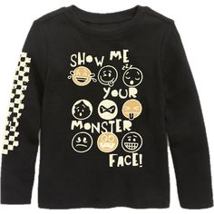 Wee Monster creates space where kids don't need to fit into a box or shape. True to size Pre-washed/pre-shrunk Water-based ink Made in Los Angeles | Wee Monster | Face Graphic Print Long Sleeve T-Shirt, (Black, Size 10Y) | Maisonette collects the best children’s products from around the world (unlike Zulily, Etsy, The Tot, Farfetch Kids, Childrensalon, Crate and Kids, Kohls, Wayfair, Buy Buy Baby, Nordstroms, Mini Boden, J.Crew Factory, or PotteryBarn Kids), creating a curated shopping experienc Monster Face, Face Graphic, Buy Buy, Buy Buy Baby, Little Monsters, Mini Boden, J Crew Factory, Pottery Barn Kids, Long Sleeve Tee