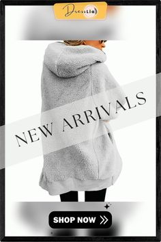 Women's Clothing Winter New Hooded Zipper Cardigan Plush Coat Plush Sweater Gothic Sweatshirt Winter Clothes Women Cozy Warm Gray Outerwear, Cozy Gray Hooded Outerwear, Gray Cozy Fit Outerwear With Long Sleeves, Gray Outerwear For Cold Weather, Gray Cozy Fit Outerwear For Cold Weather, Gray Cozy Fit Long Sleeve Outerwear, Cozy Fit Gray Long Sleeve Outerwear, Cozy Fit Gray Outerwear For Cold Weather, Gray Hooded Jacket For Cold Weather