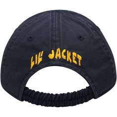 Since your kiddo wants to be just like you, pick up this cool Georgia Tech Yellow Jackets Mini Me adjustable hat so they can match your team gear.Since your kiddo wants to be just like you, pick up this cool Georgia Tech Yellow Jackets Mini Me adjustable hat so they can match your team gear.Unstructured relaxed fitOne size fits mostFlat bill with ability to curveOfficially licensedLow crownStretch fitImportedSurface washableMaterial: 55% Cotton/45% PolyesterBrand: Top of the WorldSix panel const Casual Game Day Hat With Team Logo, Navy Adjustable Baseball Cap For Fans, Navy Sporty Baseball Cap For Fans, Casual Team Logo Hat For Game Day, Casual Blue Hat For Fan Gear, Casual Blue Fan Gear Hat, Casual Game Day Hat With Letter Patch, Navy Sporty Hat For Game Day, Casual Hat With Letter Patch For Game Day