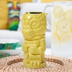 Beeline Creative Geeki Tikis Star Wars Bossk Mug | Ceramic Tiki Style Cup | Holds 20 Ounces, Yellow Tiki Pottery, Tiki Star Wars, Tiki Mugs Ceramics, The Giki Tiki, Disney Tiki Mug, Tiki Style, Tiki Mugs, Tiki Mug, The Empire Strikes Back