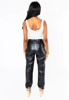 Buddy Love: Gomez Vegan Leather Pants - Black The trend of the season! Have you been searching for the most flattering pair of leather pants? Girl, we found them for you. The Gomez Vegan Leather Pants are crafted from vegan leather, high waisted, stretch incorporated throughout, pockets, a zipper and button fly, and hit right above the ankle. These are must-have trousers and perfect for the office or a night out! black length: ankle length waist: fitted, high waisted fabric: contains some stretc Vegan Leather Pants, Buddy Love, The Trend, Pants Black, Ankle Length, Black Pants, Vegan Leather, Leather Pants, Must Haves