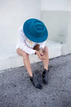 Hidden Faces, Billy B, Sparkly Accessories, Colorful Hat, Glam Style, Love Hat, Pinterest Outfits, Blue Hat, Anine Bing