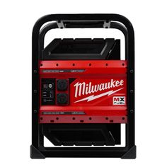 Get your job done with the Milwaukee MXF002XC Carry-on power supply. The carry-on power supply from Milwaukee's latest MX Fuel series is specifically designed to be compact, quiet, and portable. It can produce up to 3600W of constant power, which gains its title as "the best power for the job."With zero emissions and such a compact size, this power supply unit is perfect for confined spaces indoors, and the included metal roll cage adds extra durability for secluded job sites outdoors too. This battery-powered generator will never require any engine repair or annual tune-ups while at the same time, eliminating the cost of gasoline and oil.Powered by a single battery for lightweight portability or two batteries for double the run-time, the MX FUEL Carry-on Power Supply can sequentially char Portable Power Supply, Evaporative Cooler, Confined Space, Tub Shower Doors, Milwaukee Tools, Engine Repair, Well Pump, Utility Sink, Charging Cord