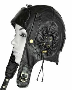 Real leather convertible pilot cap leather cap aviator hat Made of 100% real leather  Inside polyester lining Ear flaps  Adjustable size  One size We have two size option one is 24inches head size and one is 21inches head size. Please message us your head size after purchase for a precise fit made with attention to details Biker Helmet, Aviator Cap, Biker Helmets, Hat Model, Helmet Motorcycle, Cool Silhouettes, Aviator Hat, Leather Mask, Leather Gear