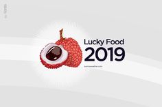 a raspberry with the words comida del afio 2019 on it