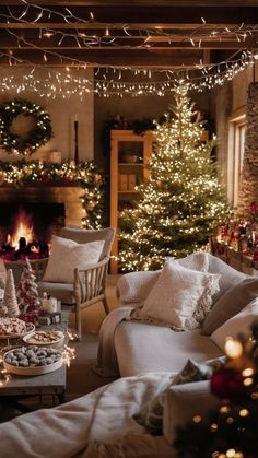 Maximalist Christmas, Christmas Apartment, Cozy Christmas Decor, Christmas Decor Inspiration, Christmas Living Rooms