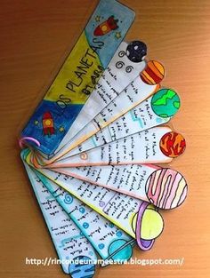 the bookmarks have different designs on them and are decorated with words that read happy birthday