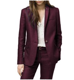 20% wool / 80% polyester Flat Include Blazer + Pants Notch Lapel Center Vent Single Button Real pocket Full lined Machine wash / Hand wash Color or size customization please note in the order Blazer Suit, Suits For Women, Double Breasted, Hand Wash, Blazer, Wool, Pants, Color, Trousers