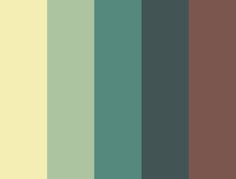 the color palette for this image is brown and green