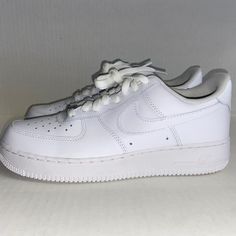 Nike Air Force 1 '07 Triple White Womens Shoes Dd8959-100 Size New Classic White Low-top Nike Air Force 1, Casual Nike Air Force 1 Low-top With White Sole, Classic Nike Air Force 1 Low-top Synthetic, Classic Nike Air Force 1 Synthetic Lace-up, Classic Nike Air Force 1 With Cushioned Footbed, Nike Air Force 1 White Sole Lace-up, Nike Air Force 1 Synthetic With Laces, Nike Air Force 1 White With Laces, White Nike Air Force 1 With Laces