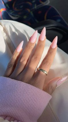 Milky Pink Nails, Thanksgiving Nails Design, Thanksgiving Nails Design Fall, Thanksgiving Nail Ideas, Pink Stiletto Nails, Fall Thanksgiving Nails, Nails Design Fall, Thanksgiving Nail Designs