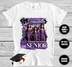 Family Graduation Shirts 2023, High School College Senior Shirt, Graduation Shirts with Pictures, Custom Graduation Shirt, Senior 2023 Shirt                                                               This shirt can be customized with any colors Contact us for group pricing! PLEASE READ THE ENTIRE DESCRIPTION BEFORE PURCHASING How to order. : 1. Email pictures to mastermindprintingla@gmail.com, you are allowed 1-5 pictures. When submitting the photos  please send high resolution pictures. Plea Girlfriend Of The Graduate Shirts, College Graduation Trip Shirts, Graduation Party Shirt Ideas, Cheer Senior Night Shirts, Senior Shirts For Family, White Cotton Shirt For Graduation, Graduation Shirts Ideas, Senior Night Shirts For Family, Graduation Shirt Ideas For Family