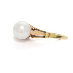 "Antique Pearl ring. 7mm cultured pearl, 14kt rose gold, yellow gold estate antique ring. Early 1900s Edwardian - Art deco. This is a risk-free purchase guaranteed to be as described and your complete satisfaction is assured by the simple 100% full refund return policy. If you don't love it, return it. Please see below, my shop policies, FAQ, and contact me for further details of the refund policy and guarantees. Early 1900s Antique fine quality cultured Pearl, 14kt yellow and rose gold ring. Th Classic Oval Akoya Pearl Ring, Heirloom Pearl Ring In Yellow Gold With High Luster, Vintage White Pearl Ring Stamped 14k, Heirloom Pearl Ring With High Luster For Formal Events, Heirloom Pearl Ring With High Luster For Formal Occasions, Formal Heirloom Pearl Ring With High Luster, Classic Yellow Gold Akoya Pearl Ring, Heirloom Style Formal Pearl Ring With High Luster, Classic Akoya Pearl Rings In Yellow Gold