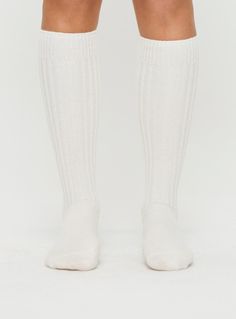 Knee high socks Ribbed design, Good stretch 100% cotton  Cold hand wash  For hygiene reasons, this item cannot be returned White Stretch Ribbed Knee-high Socks, Stretch Cotton Hosiery, Cotton Knee-high Winter Socks, Comfortable White Knee-high Socks, Winter Knee-high Cotton Socks, White Cotton Knee-high Socks, White Fitted Cotton Knee-high Socks, Fitted White Cotton Knee-high Socks, White Mid-calf Cotton Socks