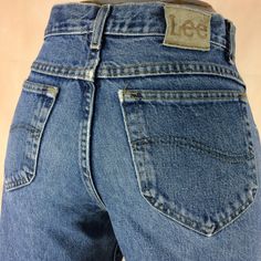 Size 28 Lee Blue Jeans High Rise Western Jeans Made In USA, waist 28"  Brand: LEE Size On Tag: W30 L32 but fits more like 28" waist, 12" rise, 27" thighs, 43" hips, 32.5" inseam,16" leg opening! Fits a size 28, but check your measurements and compare the measurement with your garment. (see full measurement below) Recommended waist size: 28" (28x32.5) Material :  Cotton 100% Made In USA Measurements:- All measurements are taken with the garment laying flat, doubled for the Waist and hip. ✂ Since Classic High Rise Blue Bottoms, Classic Blue Jean Shorts, Vintage Blue Mid-rise Bottoms, Classic Blue Short Jeans, Classic Short Blue Jeans, Classic Short Length Blue Jeans, Classic Fitted Short Jeans, Classic High-waist Blue Bottoms, Blue Fitted Short Jeans