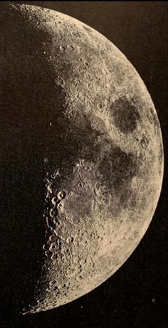 an old photo of the moon taken by nasa astronauts in 1971, with caption below