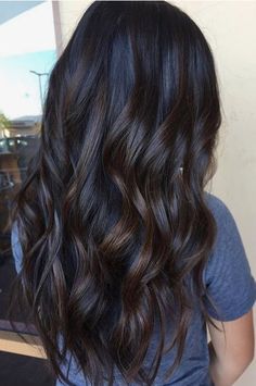 Dark brunette with subtle low light bayalage. Fall Hair. Purple Highlights Brown Hair, Highlights Brown Hair Short, Highlights Brown Hair Balayage, Brown Bob Hair, Caramel Hair, Brown Hair Balayage, Honey Hair